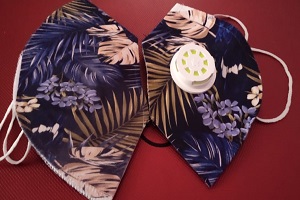 Floral Print Cotton Mask Combo CM004