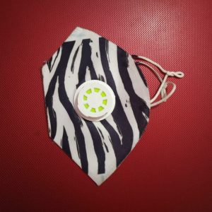 Zebra Print Cotton Mask CMAS003