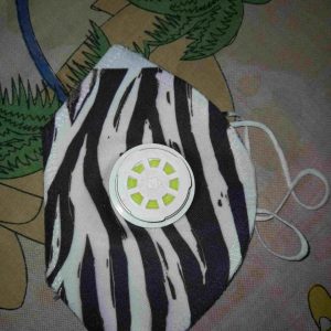 Zebra Print Cotton Mask CMAC001