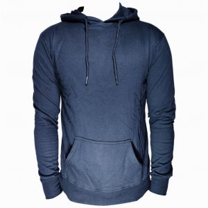 Plain Black Solid Hooded Sweatshirt